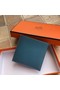 Hermes espom leather Wallet H2296 Light blue Replica