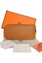 Hermes Evelyn Long Wallet Zip Purse A808 Camel Replica