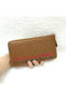Hermes Evelyn Long Zip Wallet Litchi A808 Wheat Replica