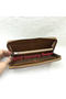 Hermes Evelyn Long Zip Wallet Litchi A808 Wheat Replica