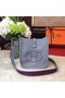 Hermes Evelyne mini 17cm Messenger Bag Original Calf Leather H1187 Sky blue Replica