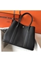 Hermes Garden Party 36 Bag In Black Clemence Leather Replica