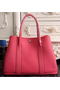 Hermes Garden Party 36cm 30cm Tote Bag Original Leather Light Red Replica