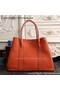 Hermes Garden Party 36cm 30cm Tote Bag Original Leather Orange Replica