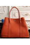Hermes Garden Party 36cm 30cm Tote Bag Original Leather Orange Replica