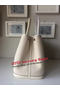 Hermes Garden Party 36CM Bag Canvas Leather H11M OffWhite Replica