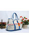 Hermes Garden Party 36cm Tote Bag Canvas Blue Replica