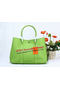 Hermes Garden Party 36cm Tote Bag Grainy Leather Green Replica
