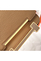 Hermes Geta Handmade Bag In Chai Chevre Mysore Leather Replica