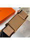 Hermes Geta Handmade Bag In Chai Chevre Mysore Leather Replica