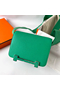 Hermes Geta Handmade Bag In Menthe Chevre Mysore Leather Replica