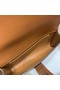 Hermes H Medor swift Leather Clutch 37566 brown&gold hardware Replica