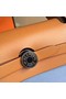 Hermes Herbag 31CM Original Canvas Leather & Calfskin 45987 Skyblue&Brown Replica