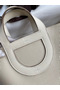 Hermes In The Loop 18 Handmade Bag in Craie Clemence Leather Replica