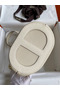 Hermes In The Loop 18 Handmade Bag in Craie Clemence Leather Replica