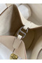 Hermes In The Loop 18 Handmade Bag in Craie Clemence Leather Replica