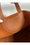Hermes In The Loop 18 Handmade Bag in Gold Clemence Leather Replica