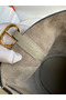 Hermes In The Loop 18 Handmade Bag in Gris Asphalt Clemence Leather Replica
