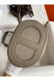 Hermes In The Loop 18 Handmade Bag in Gris Asphalt Clemence Leather Replica
