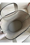 Hermes In The Loop 18 Handmade Bag in Pearl Grey Clemence Leather Replica