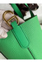 Hermes In The Loop 18 Handmade Bag in Vert Comics Clemence Leather Replica