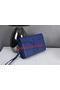 Hermes Jige Clutch Bag Calfskin Leather HQ8059 Blue Replica