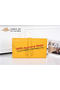 Hermes Jige Clutch Bag Calfskin Leather HQ864 Yellow Replica