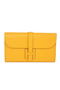 Hermes Jige Clutch Bag Calfskin Leather HQ864 Yellow Replica