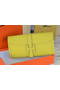 Hermes Jige Clutch Bag Calfskin Leather Lemon Replica