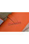 Hermes Jige Clutch Bag Calfskin Leather Orange Replica