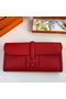 Hermes Jige Elan 29 Clutch Bag In Red Swift Calfskin Replica