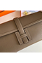 Hermes Jige Elan 29 Clutch Bag In Taupe Epsom Leather Replica