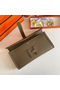Hermes Jige Elan 29 Clutch Bag In Taupe Swift Calfskin Replica