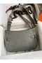 Hermes Jypsiere Mini Handmade Bag In Gris Meyer Swift Calfskin Replica