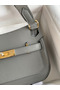Hermes Jypsiere Mini Handmade Bag In Gris Meyer Swift Calfskin Replica