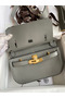 Hermes Jypsiere Mini Handmade Bag In Gris Meyer Swift Calfskin Replica