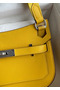Hermes Jypsiere Mini Handmade Bag In Jaune Ambre Swift Calfskin Replica