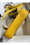 Hermes Jypsiere Mini Handmade Bag In Jaune Ambre Swift Calfskin Replica