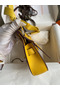 Hermes Jypsiere Mini Handmade Bag In Jaune Ambre Swift Calfskin Replica