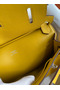 Hermes Jypsiere Mini Handmade Bag In Jaune Ambre Swift Calfskin Replica