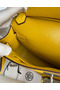 Hermes Jypsiere Mini Handmade Bag In Jaune Ambre Swift Calfskin Replica