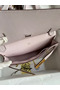 Hermes Jypsiere Mini Handmade Bag In Mauve Pale Evercolor Calfskin Replica