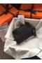 Hermes Kelly 19cm Shoulder Bags Epsom Leather KL19 black Replica