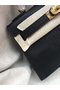Hermes Kelly 19cm Shoulder Bags Epsom Leather KL19 black Replica