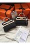 Hermes Kelly 19cm Shoulder Bags Epsom Leather KL19 black Replica