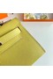 Hermes Kelly 19cm Shoulder Bags Epsom Leather KL19 Silver hardware lemon Replica