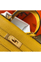 Hermes Kelly 20cm Bag In Yellow Clemence Leather GHW Replica