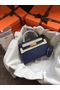 Hermes Kelly 20cm Tote Bag Original Epsom Leather KL20 Blue Replica