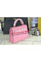 Hermes Kelly 22cm Tote Bag Calfskin Leather Pink Replica