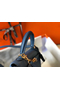 Hermes Kelly 25cm Retourne Bag In Agate Blue Clemence Leather Replica